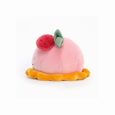 Jellycat Pretty Patisserie Dome Framboise USA | 96580YEMJ